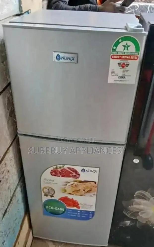 Nunix 138l Large Capacity Double Door Refrigerator
