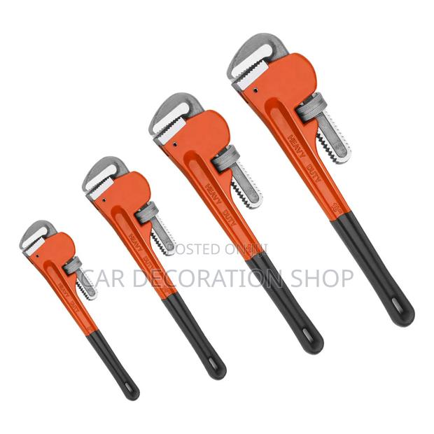 Adjustable Grip Plumbing Pipe Wrench 8/10/12/14" in Prices - main view