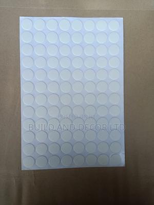 Adhesive Screw Cover Stickers White