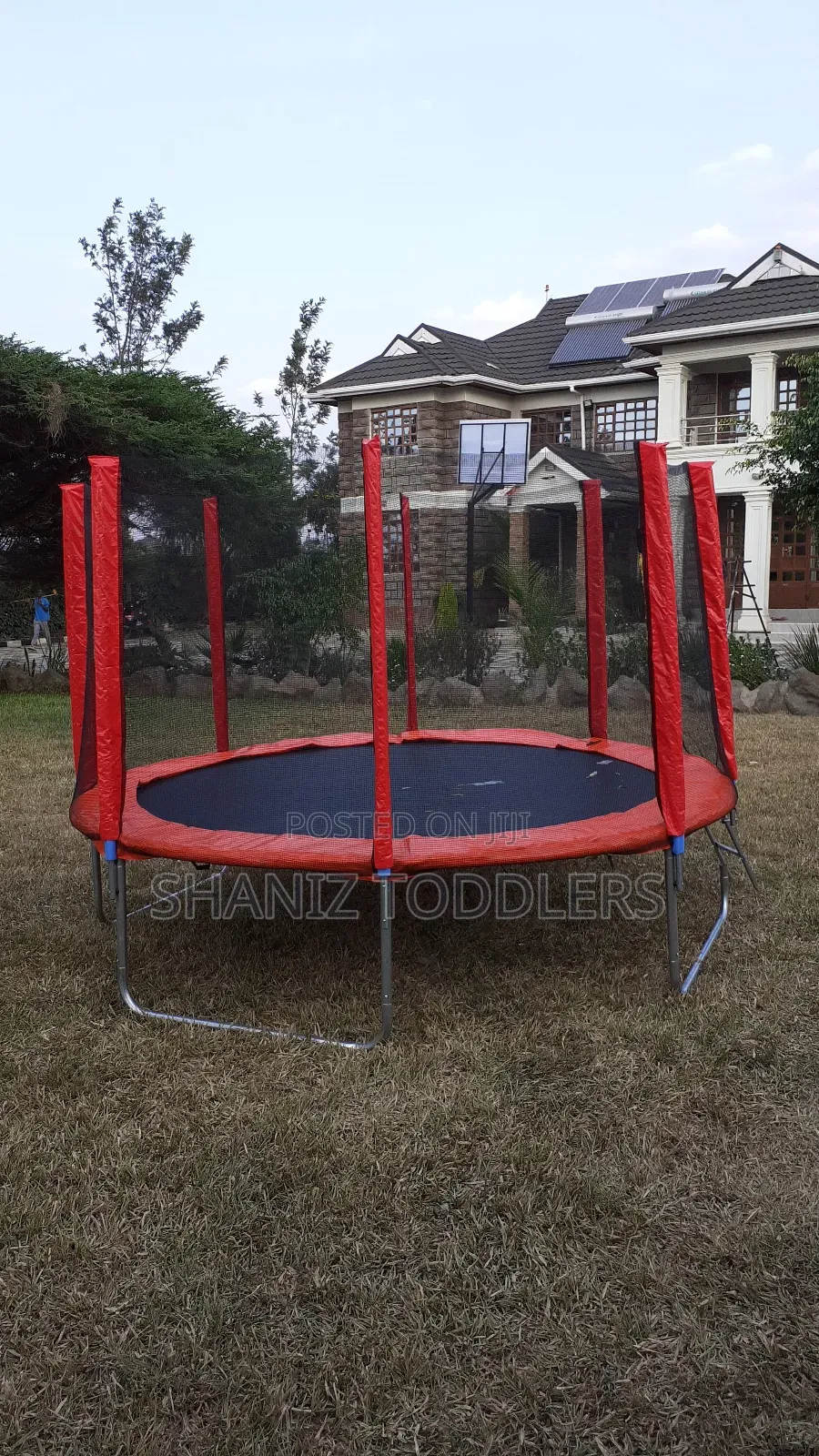 10ft Round Trampoline With Zip Net