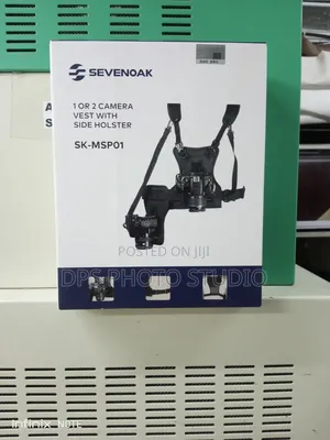 Sevenoak Sk-Msp01 1 or 2 Camera Vest With Side Holster.