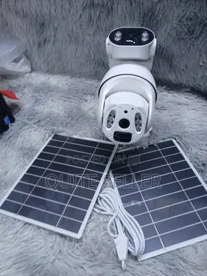 Dual Lens Dual Solar CCTV PTZ Camera 4g Ubox App