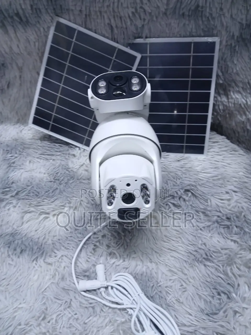 Out Door 4g 6mp Ubox Dual Lens Dual Screen Solar PTZ Camera