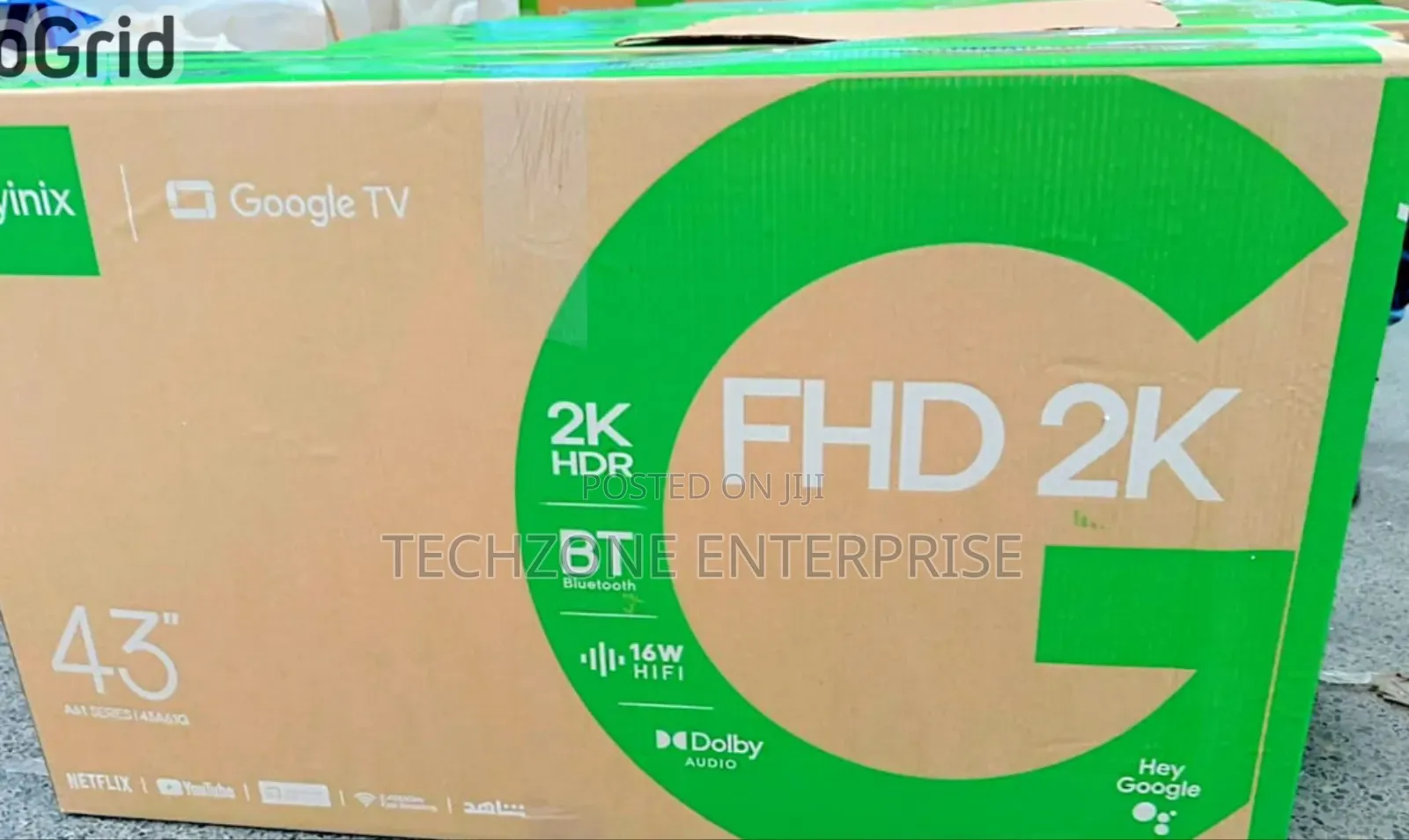 Syinix 43 Google Tv FHD With Dolby Audio