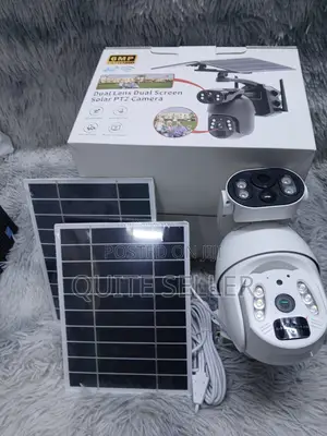 Water Proof6mp Dual Lens 4g Sim Card Solar CCTV Camera