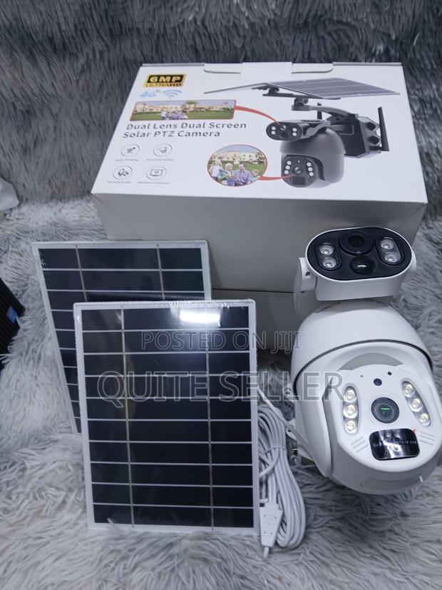 Water Proof6mp Dual Lens 4g Sim Card Solar CCTV Camera - main view