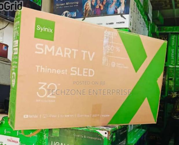 Syinix Ultra Slim 32 Smart Tv With Powerful Speaker - main view