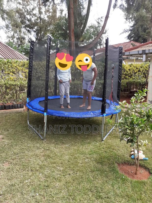 8ft Weatherproof Jumping Trampoline - main view