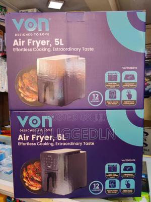 Von Air Fryer 5l Digital Slim Design