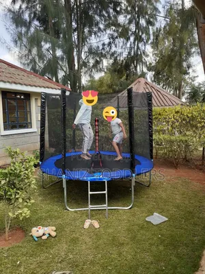 Durable 8ft Trampoline for Kids