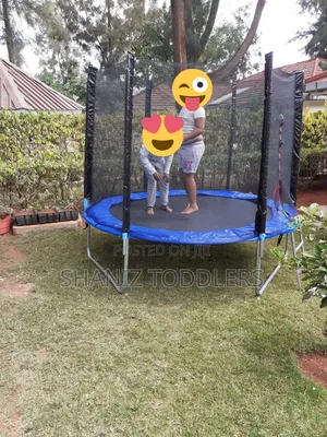 8ft Enclosed Outdoor Trampoline