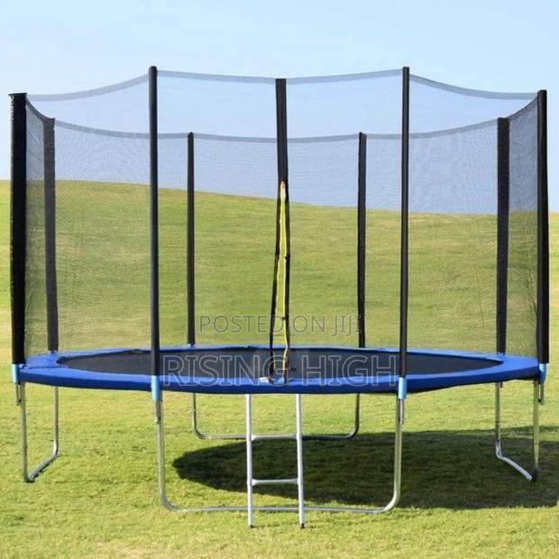 Trampoline 10ft With Net – Great for Family Play - main view