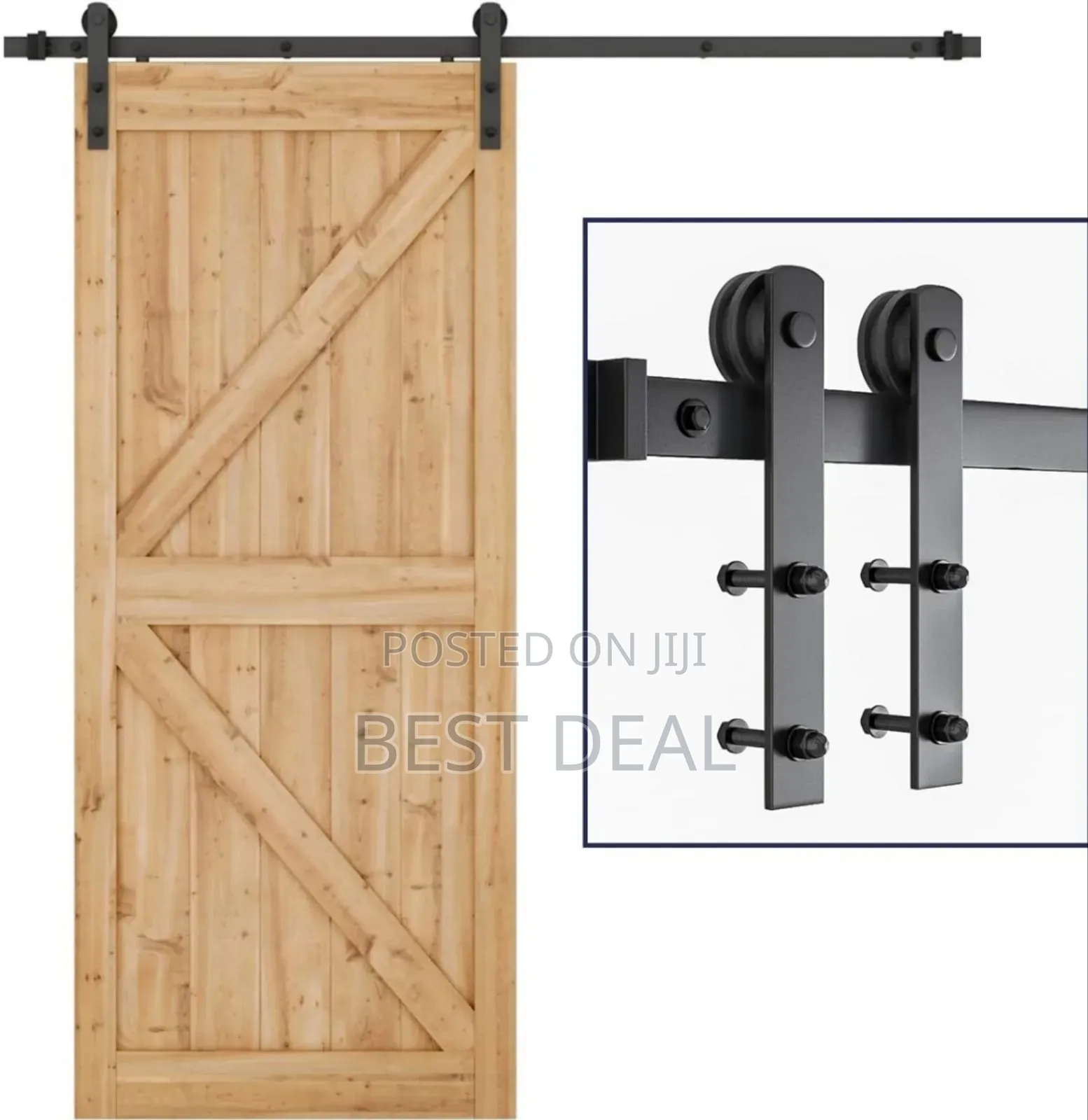 Sliding Door Rail and Rollers ( Heavy Door)