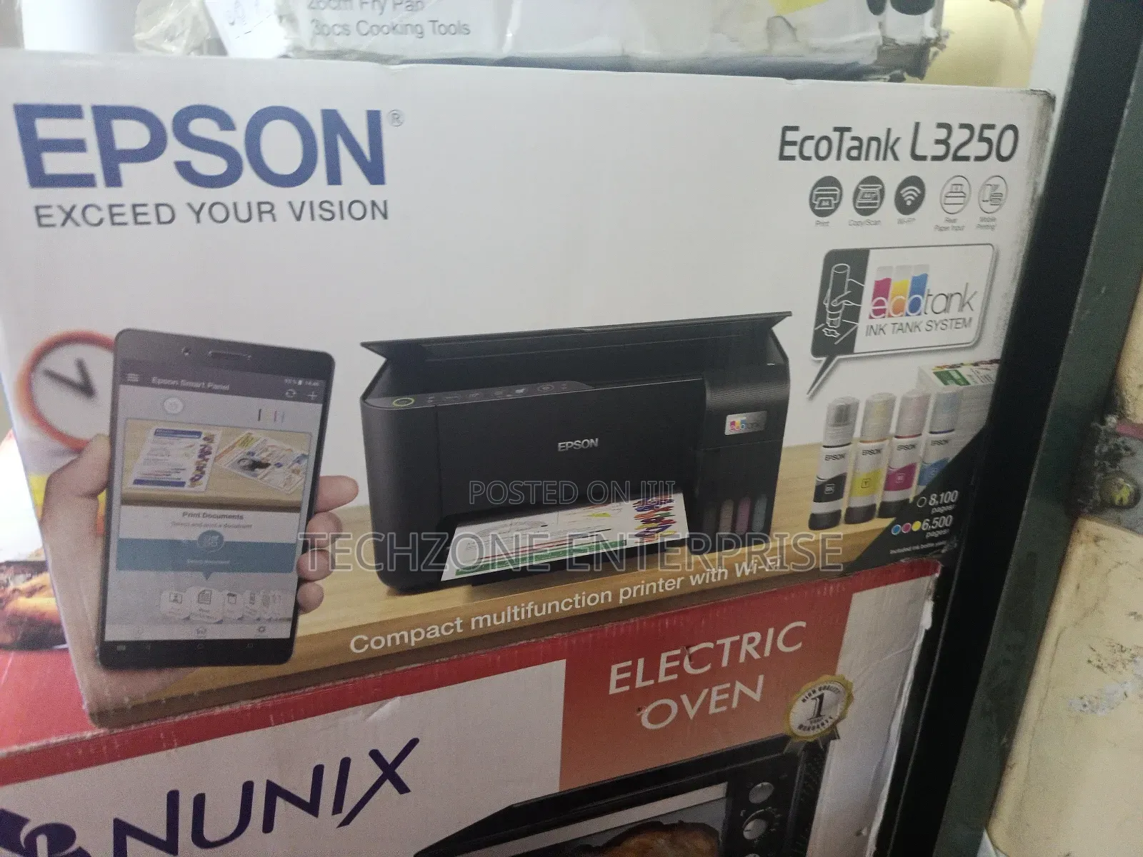 Epson L3250 Wi-Fi All-in-One Ink Tank Printer, Seamless