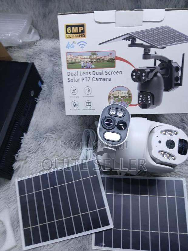 Hiresolution Security Camera 6mp Ubox App 2lens 2solar PTZ - main view