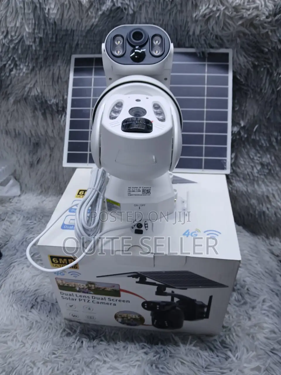 Ubox Survelliance Remote Control Ubox 2lens 2solar PTZ Camer