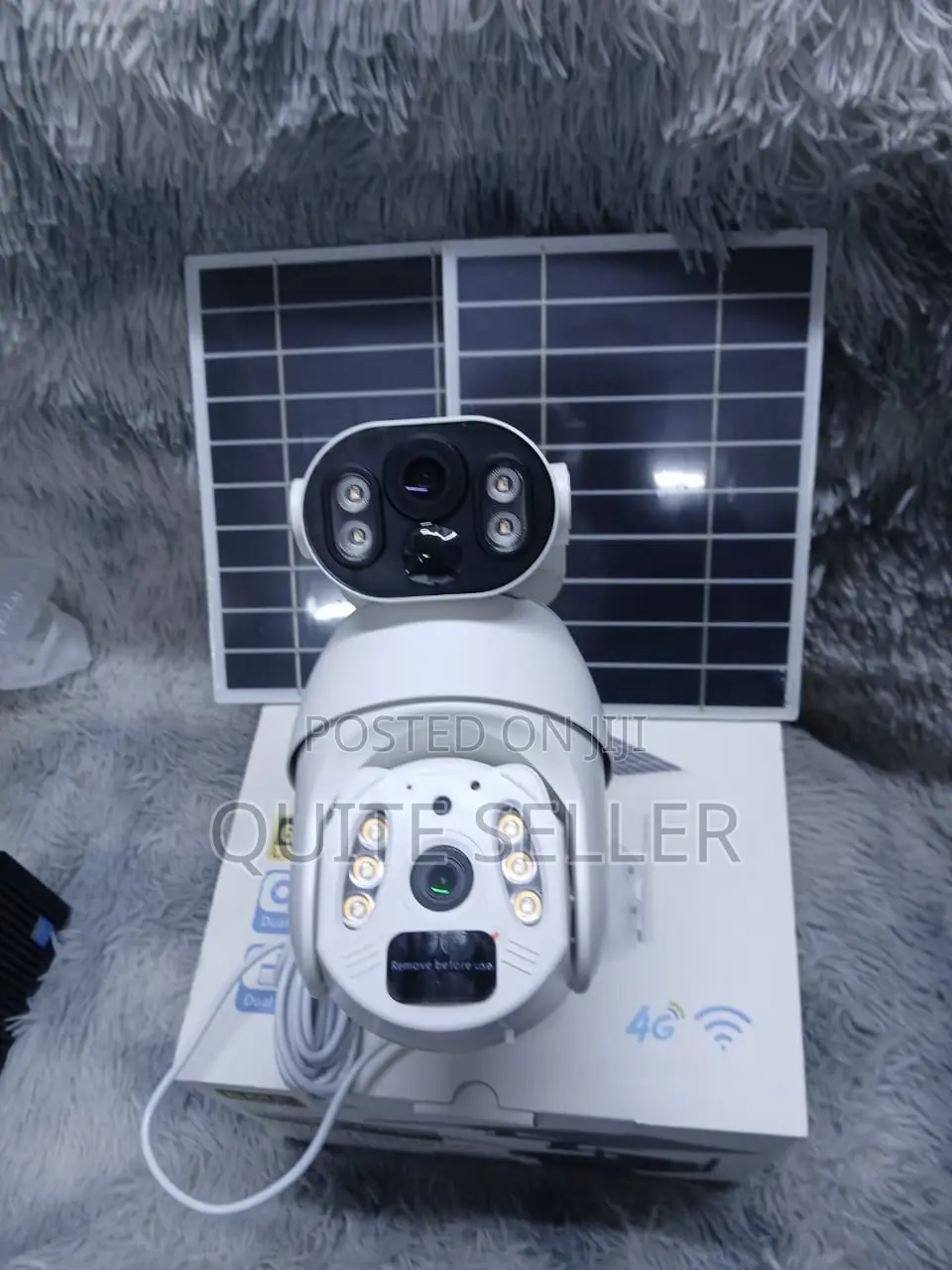 Home CCTV 2solar Camera 2dual Lens View Ubox 4g Wifi