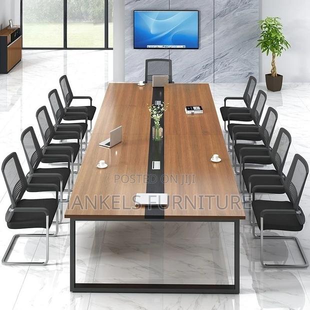 Metallic 2400mm Modern Office Conference Table - main view