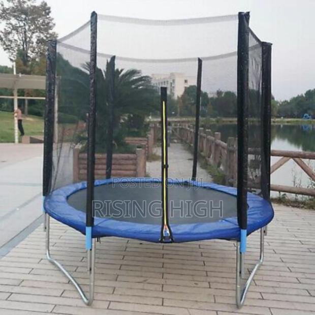 Heavy-Duty 10ft Trampoline – Outdoor Play Set - main view