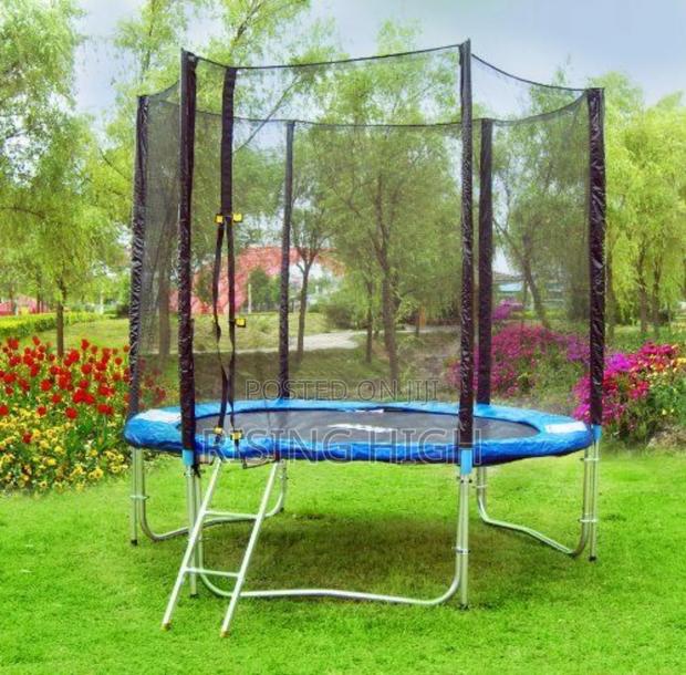 10ft Trampoline With Free Ladder – Safe Reliable - main view