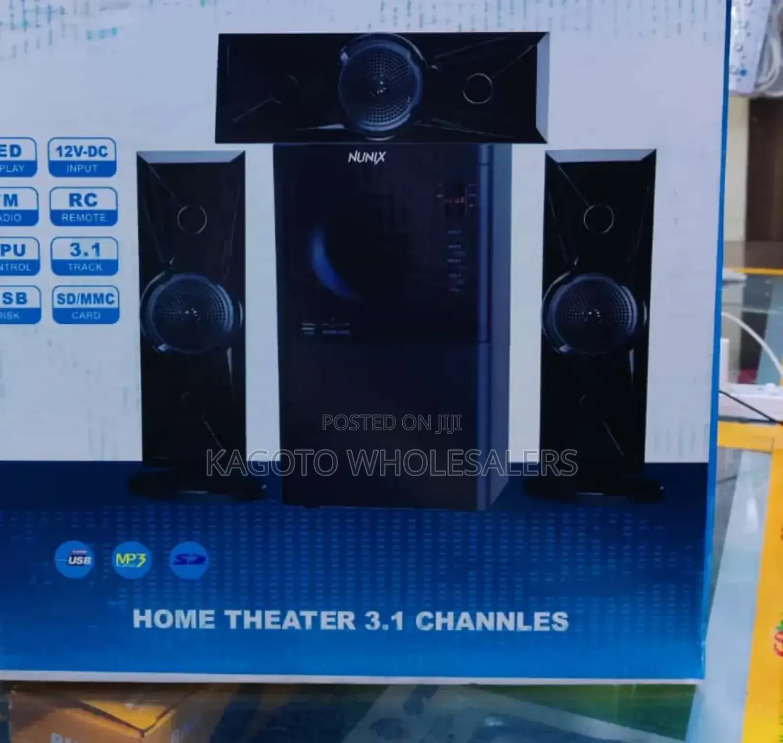 Nunix 3.1ch Multimedia Speaker System A60* /12v-Dc