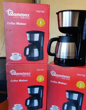 Ramtons Coffee Maker Stainless Steel 1ltr Rm768 1yr W*