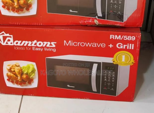 Ramtons 23litres Microwave With Grill R89* (Silver)
