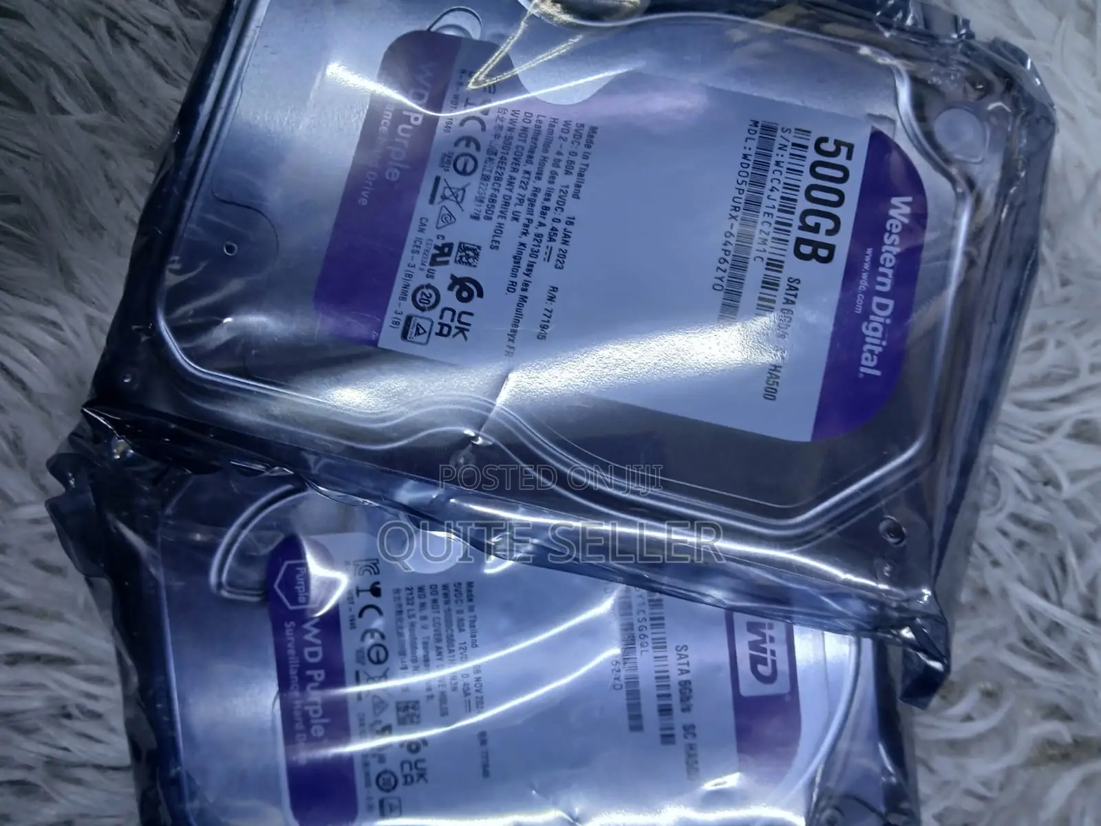 Newly Accepted Wd 500gb Purple Survelliance HDD