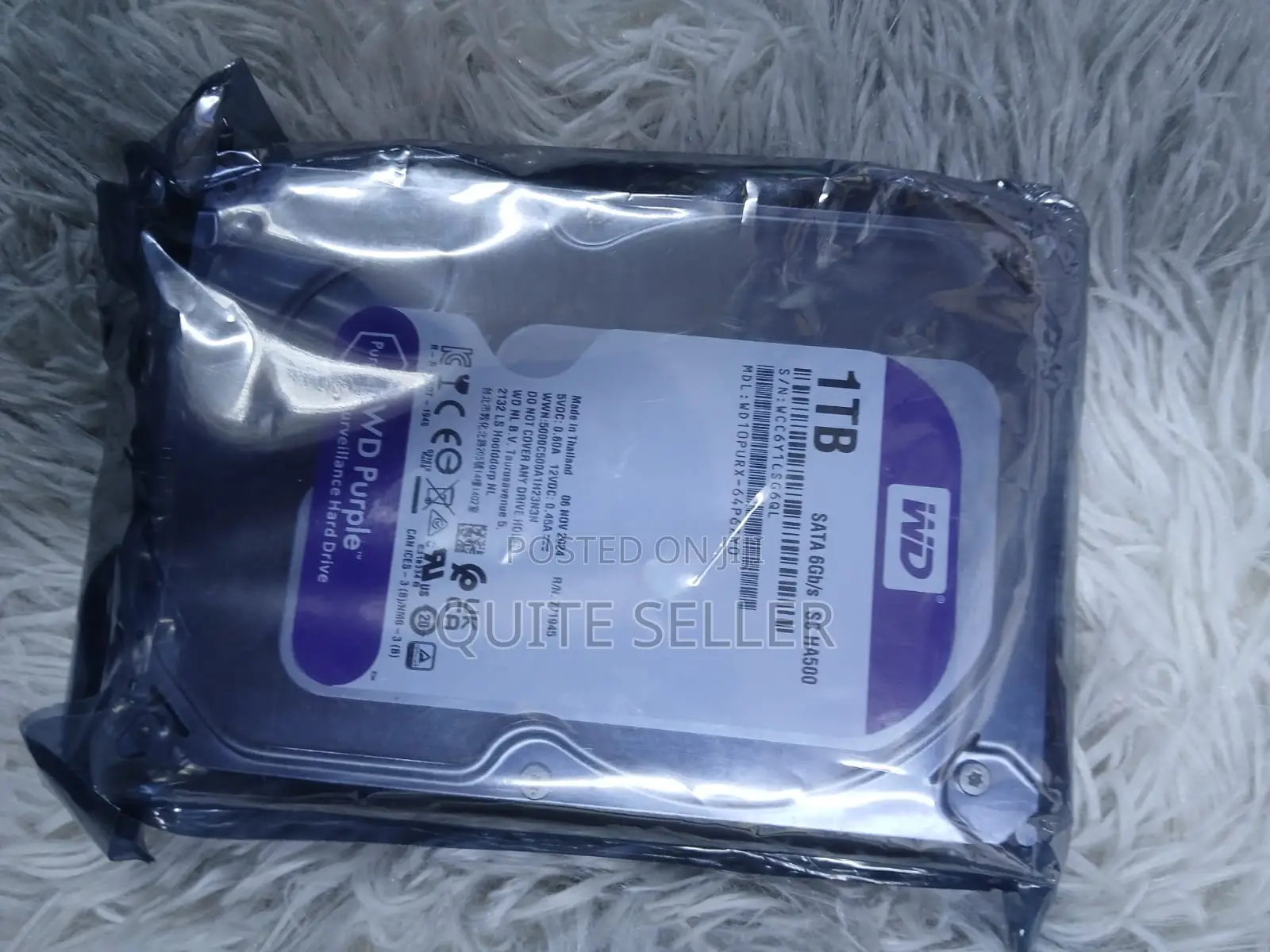1tb Long-Term Performance Wd Purple Surveillance Hard Disk