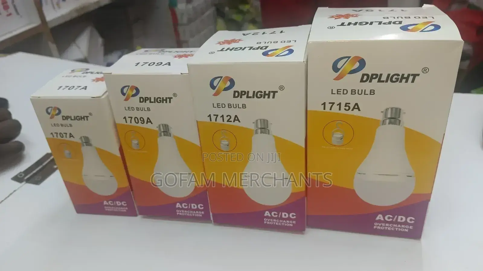 Dp Emergency Lighting Bulbs 7,9,12 and 15 Watts