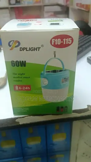 60w Dp Light Dual Solar Charging Lamp and Torch