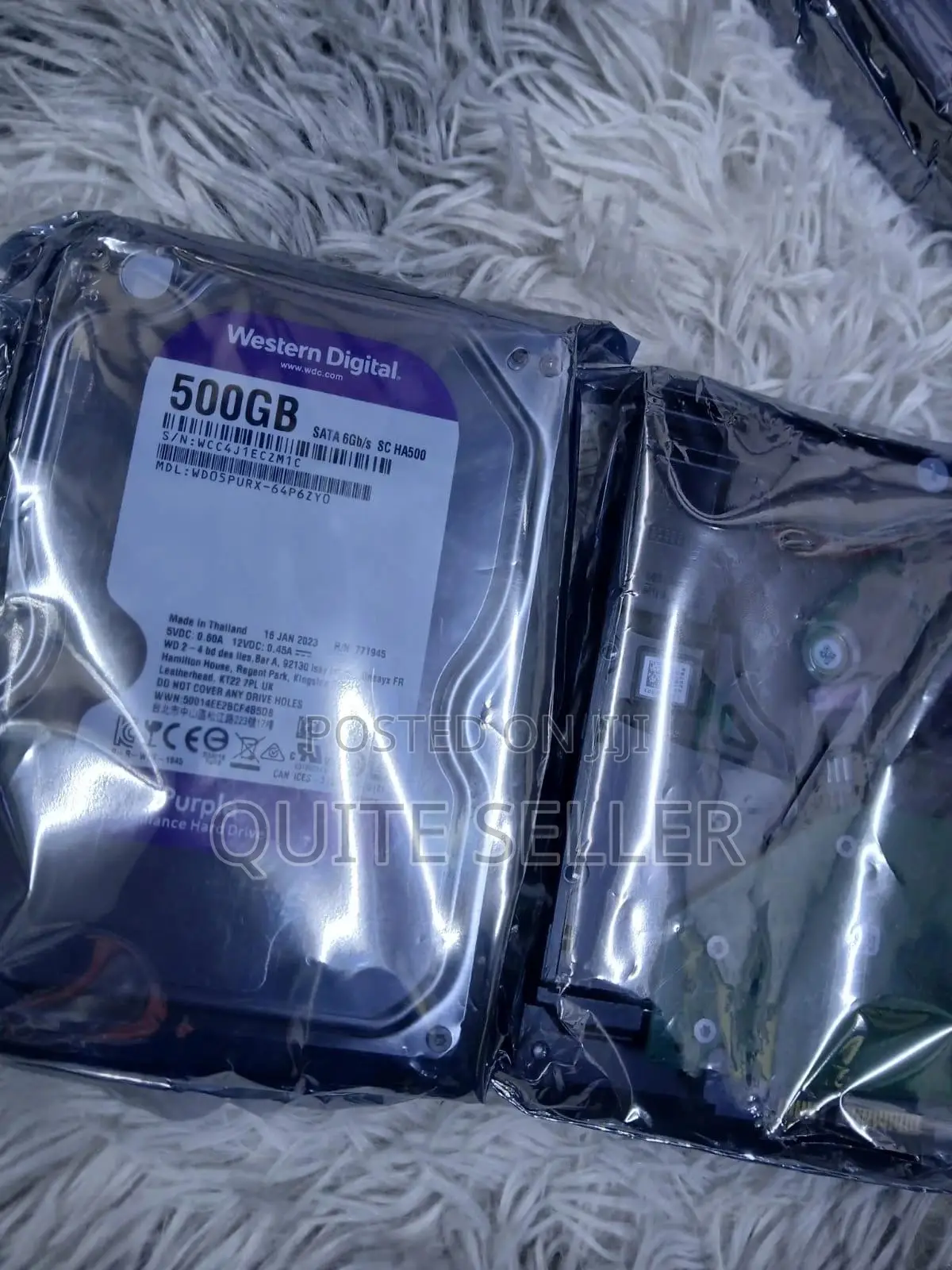 Computer 500gb Wd Purple Surveillance Harddisk