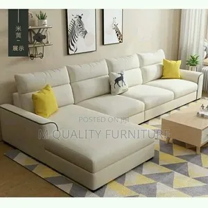 White Classy Corner Sofas