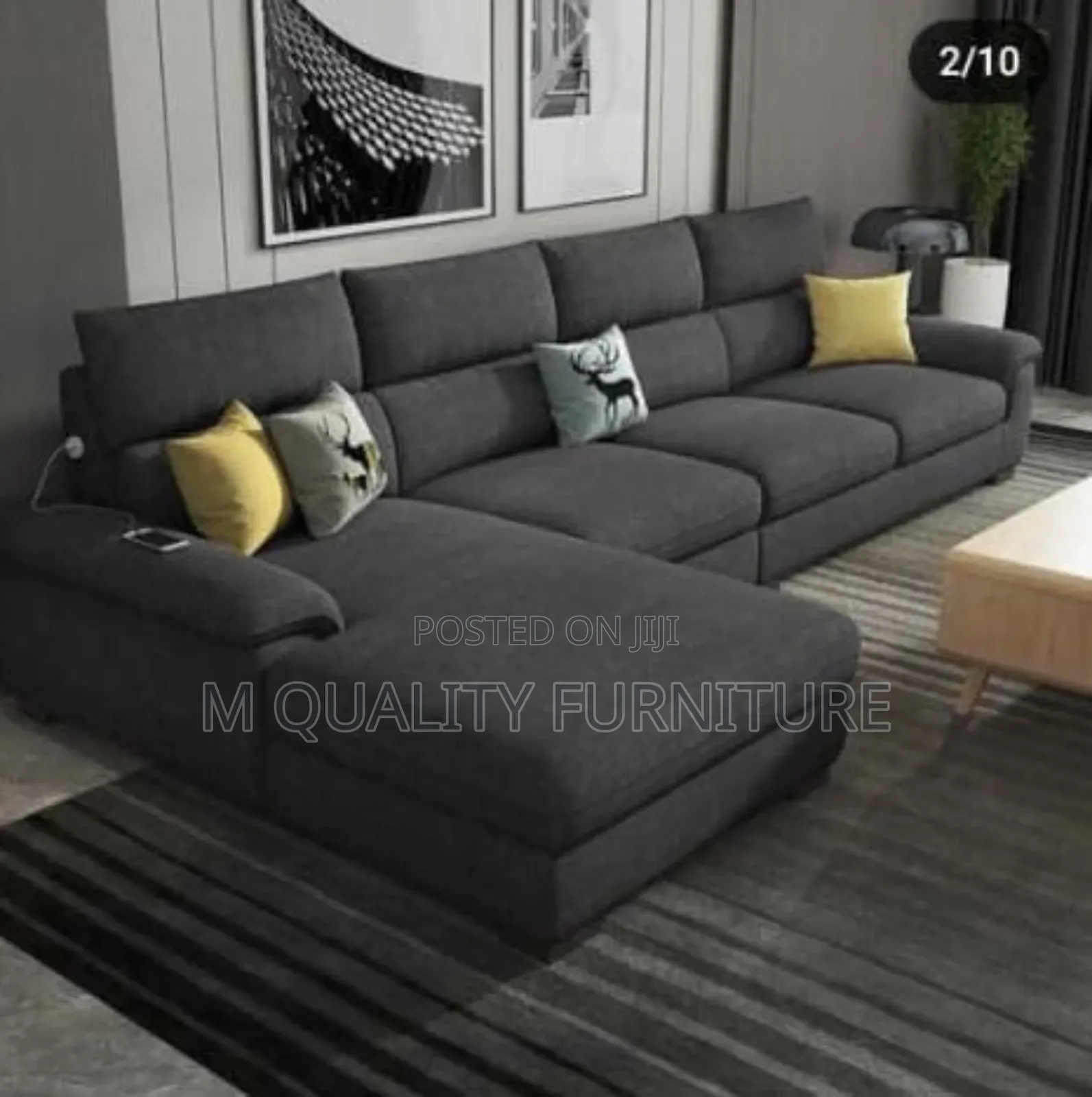 New Gray Corner Couch
