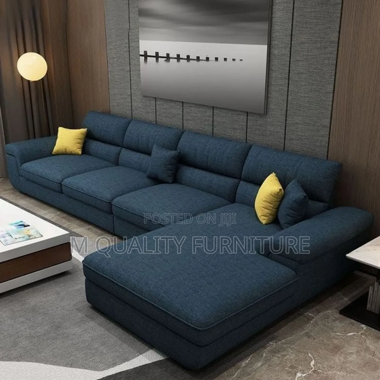 Blue Elegant Sofas