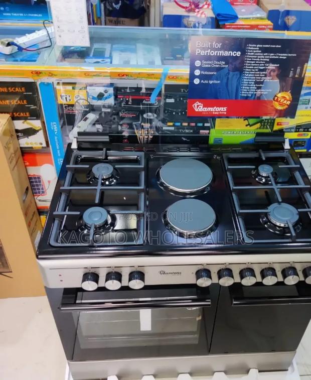 Ramtons 4g+2e Cooker,With Gas Storage Rf*496 °60cmby90cm