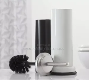 Toilet Brush Cleaner Metallic Storage Rack
