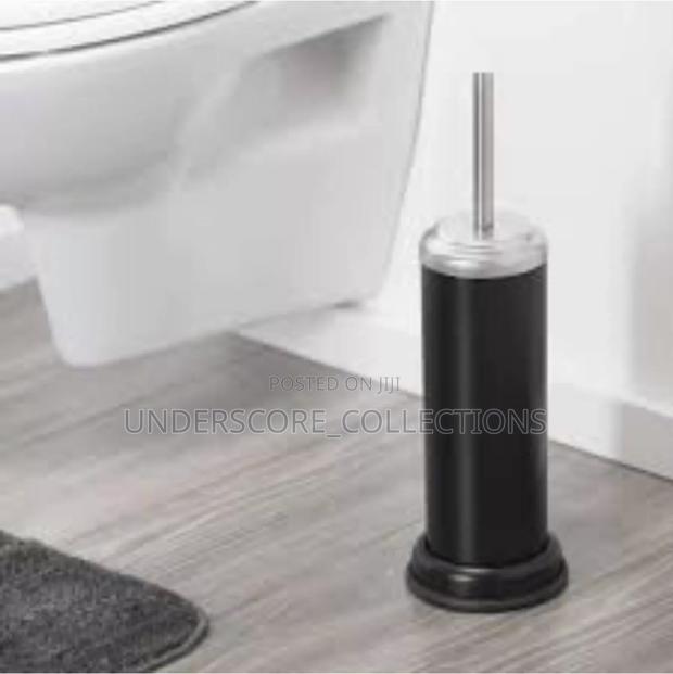 Toilet Brush Cleaner Metallic Storage Rack - thumbnail 4
