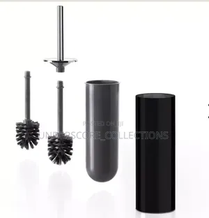 Toilet Brush Cleaner Metallic Storage Rack