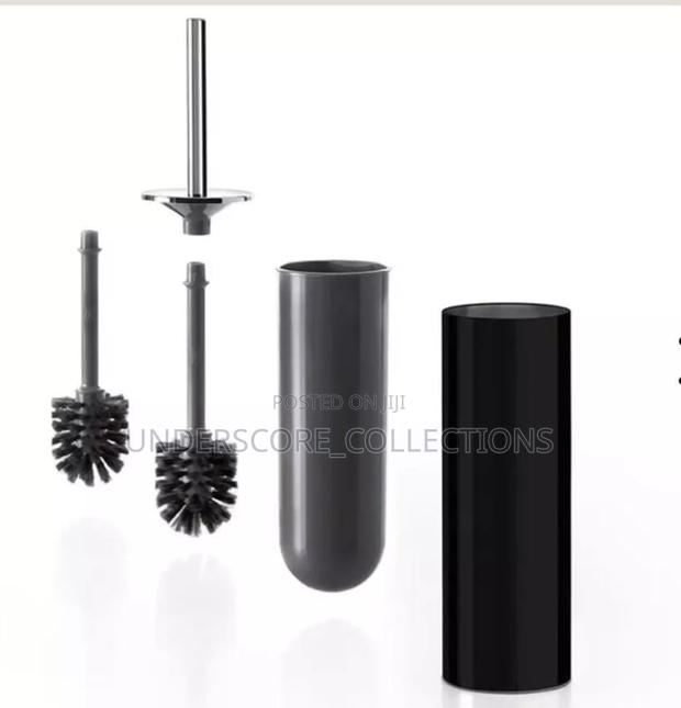 Toilet Brush Cleaner Metallic Storage Rack - thumbnail 6