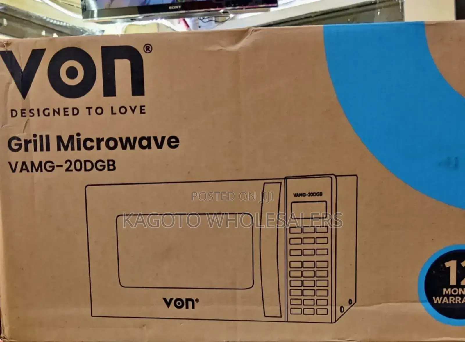 20litres Von Microwave Oven Digital (With Grill) *Vam/Gb