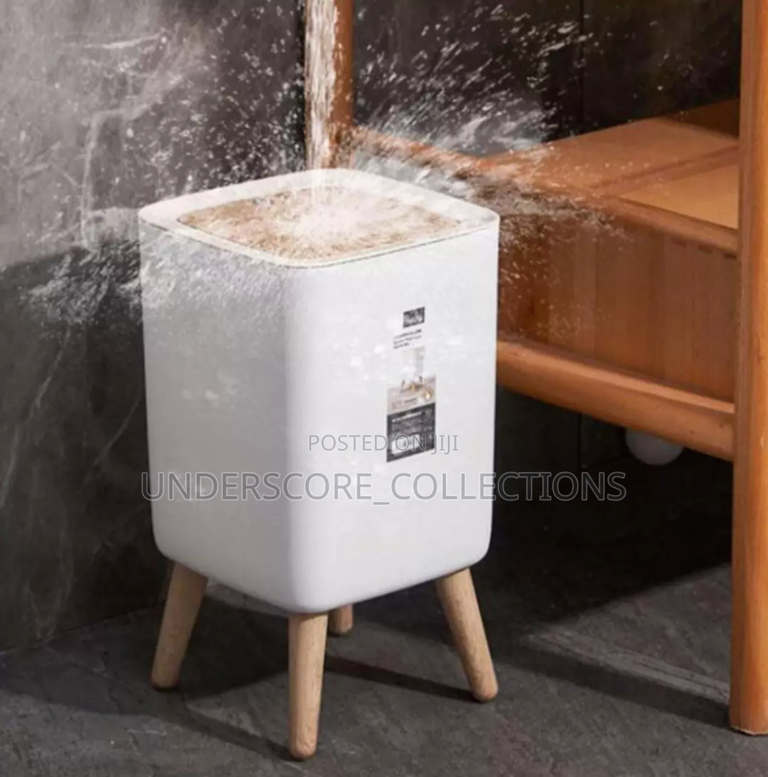 10 Liters Large-Capacity Plastic Home Kitchen Trash Can