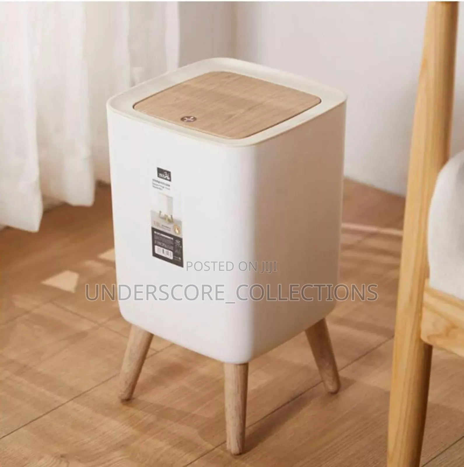 10 Liters Large-Capacity Plastic Home Kitchen Trash Can