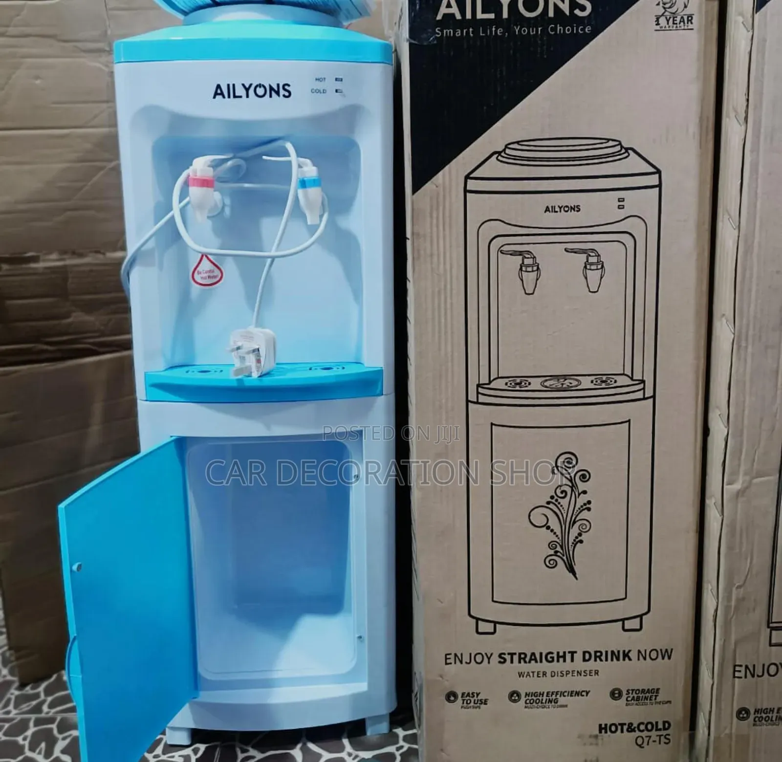 Ailyons Water Dispenser Hot/Normal With Freshstorage Cabinet