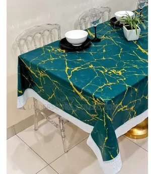 Home PVC Printed Tablecloth With Flannel Backing
