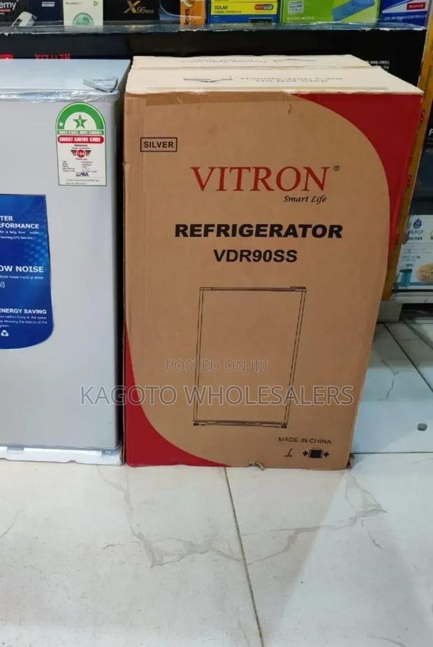 Silver Vitron Single Door Fridge 90 L Vrf* S/90*
