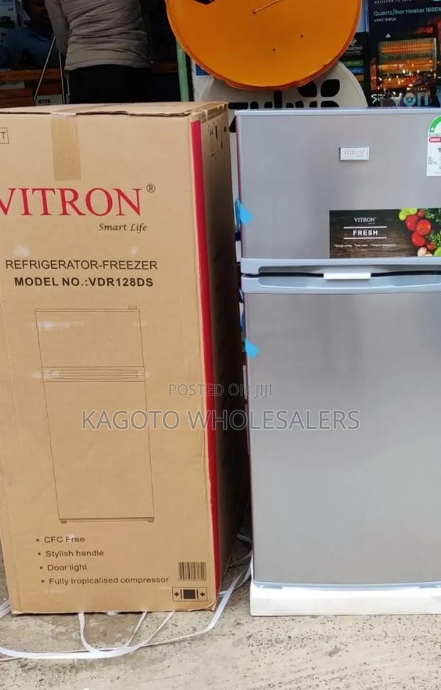 Vitron 125litres Double Door Refrigerator (Silver *Body* V)