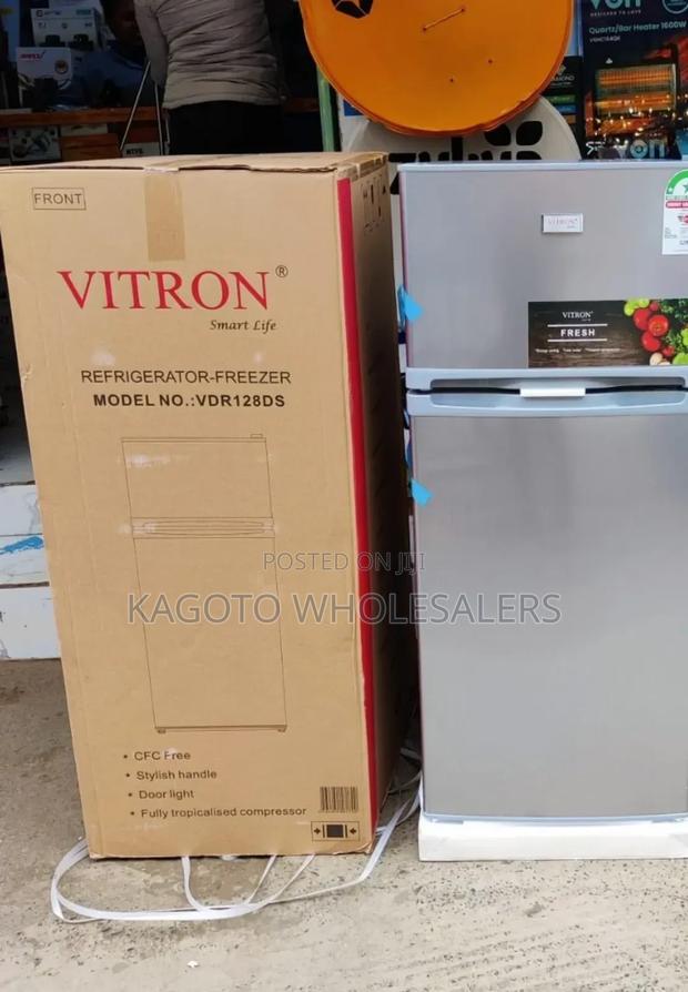 Vitron 125litres Two Door Refrigerator (Silver *Body* V)