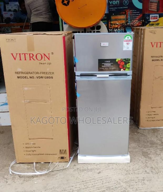 Vitron 125l Double Door Fridge (Silver *Body* )
