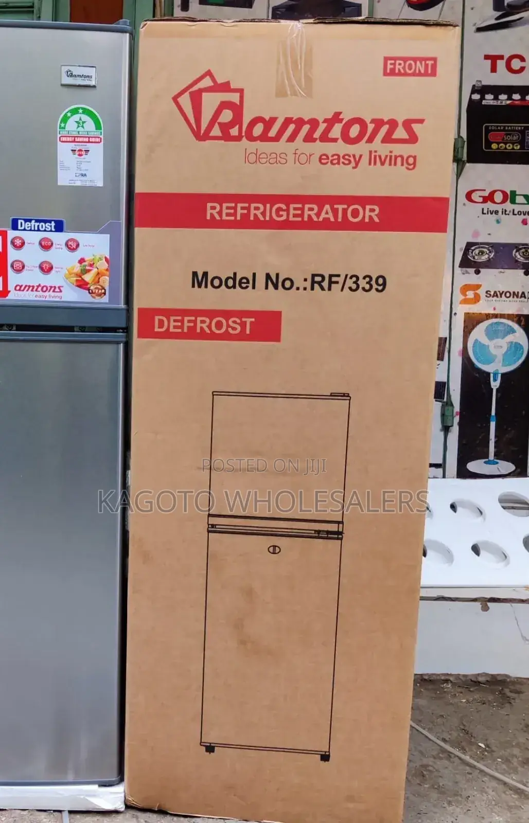 138litres Vitron Two Door Refrigerator (Grey *Body* V138)